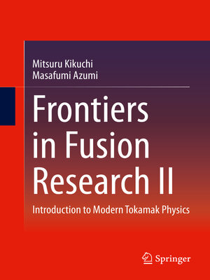cover image of Frontiers in Fusion Research II